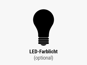Infrarotkabine LED Farblicht